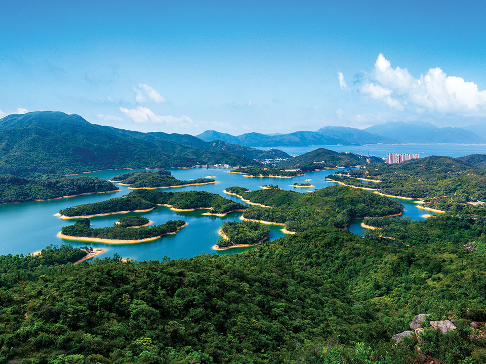 大榄涌水塘又称千岛湖