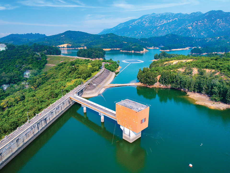 通往大榄涌水塘外围的山径