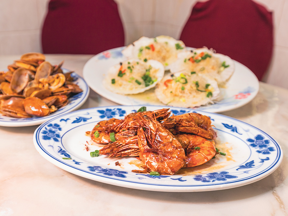 鲤鱼门三家村的海鲜