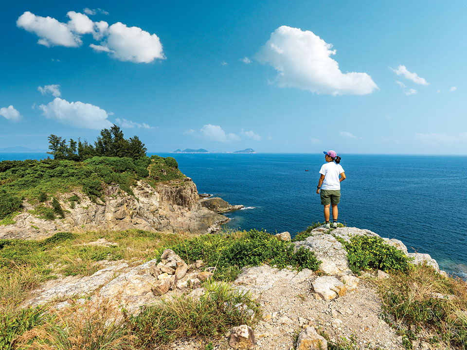 欣赏南堂顶的景色
