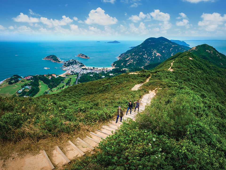 由樊伟业与他的团队修整过后的大潭郊野公园龙脊郊游径