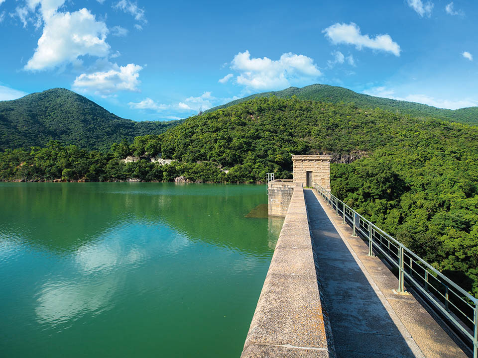 大潭上水塘水坝3