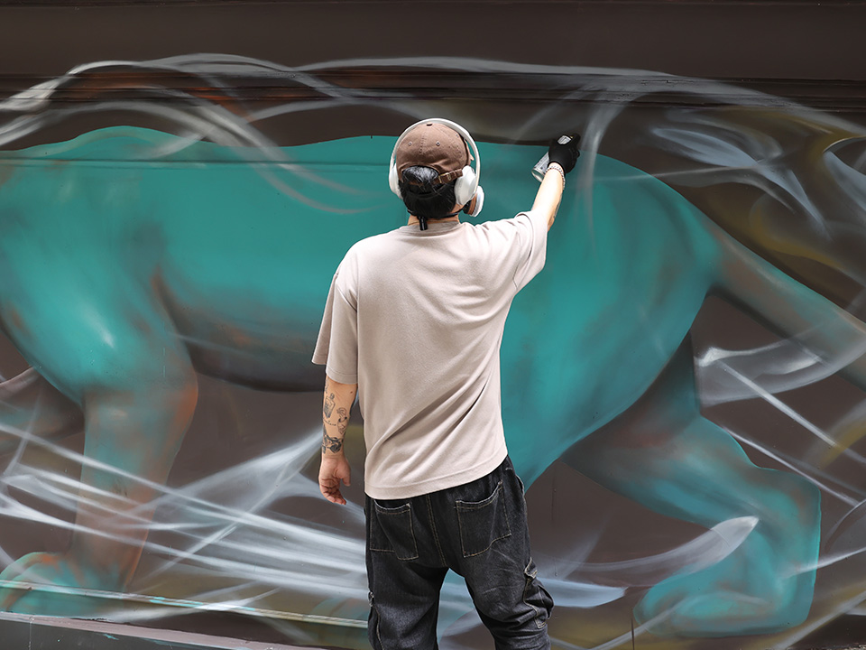 HKwalls街头艺术节呈现多元街头文化与艺术。