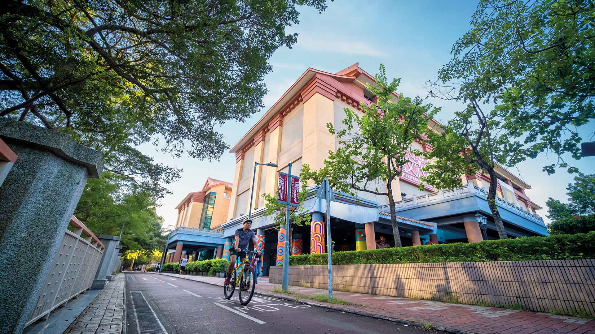 香港文化博物馆位于新界沙田。