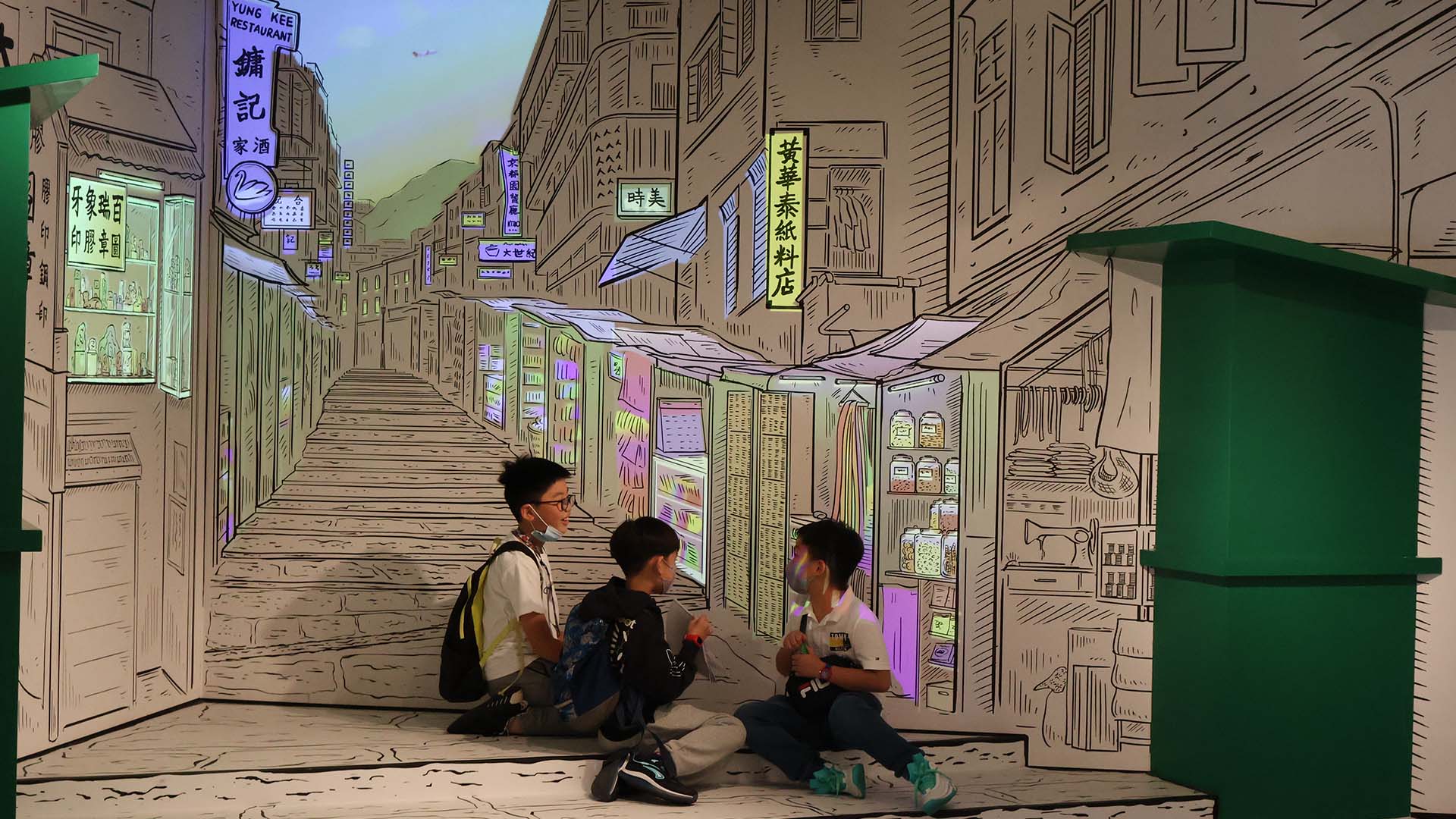 香港历史博物馆展出众多香港历史文物。