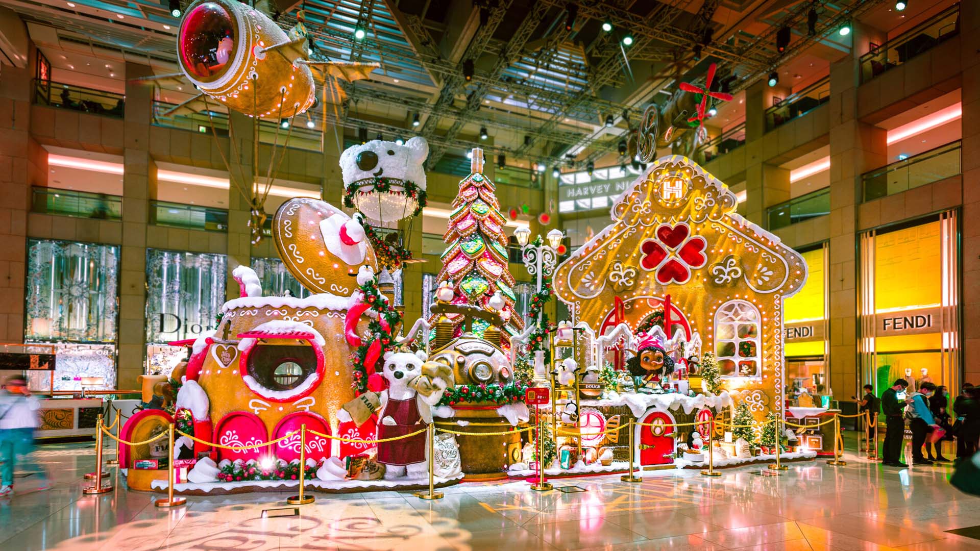 香港商场圣诞装置