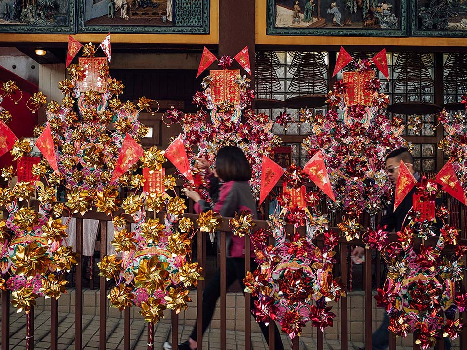 去车公庙转风车，是不少本地人农历新年期间的例行公事。