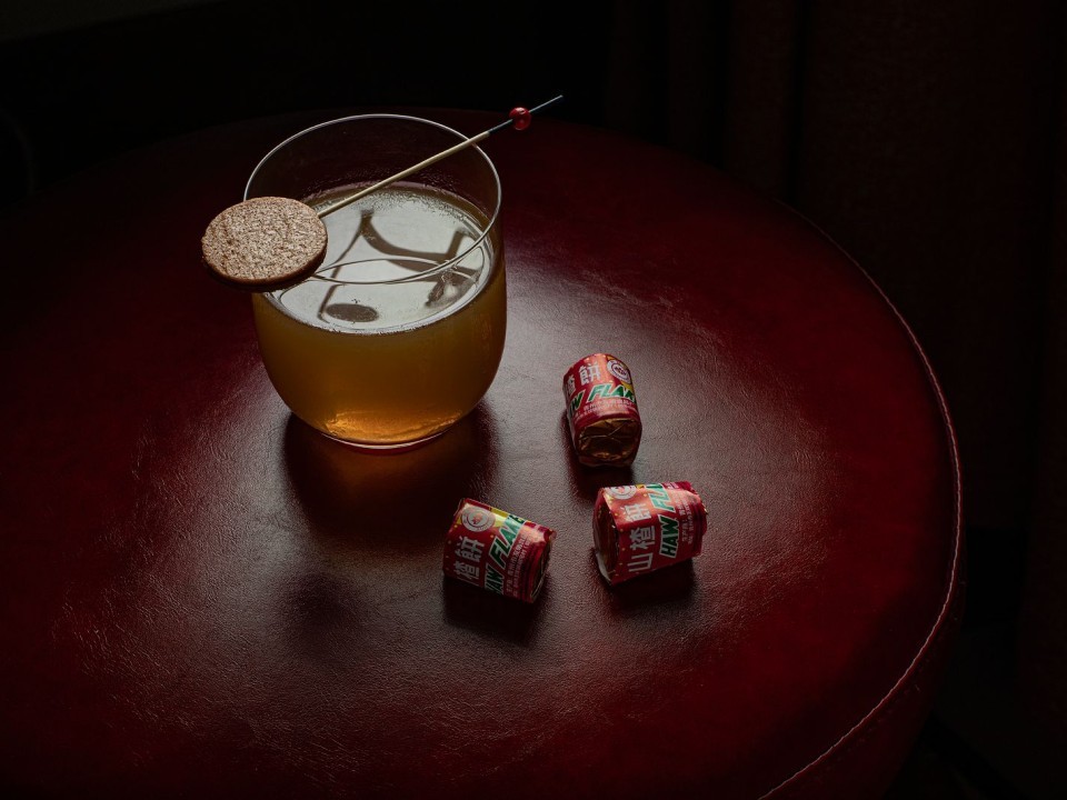 以山楂饼为概念的调酒。