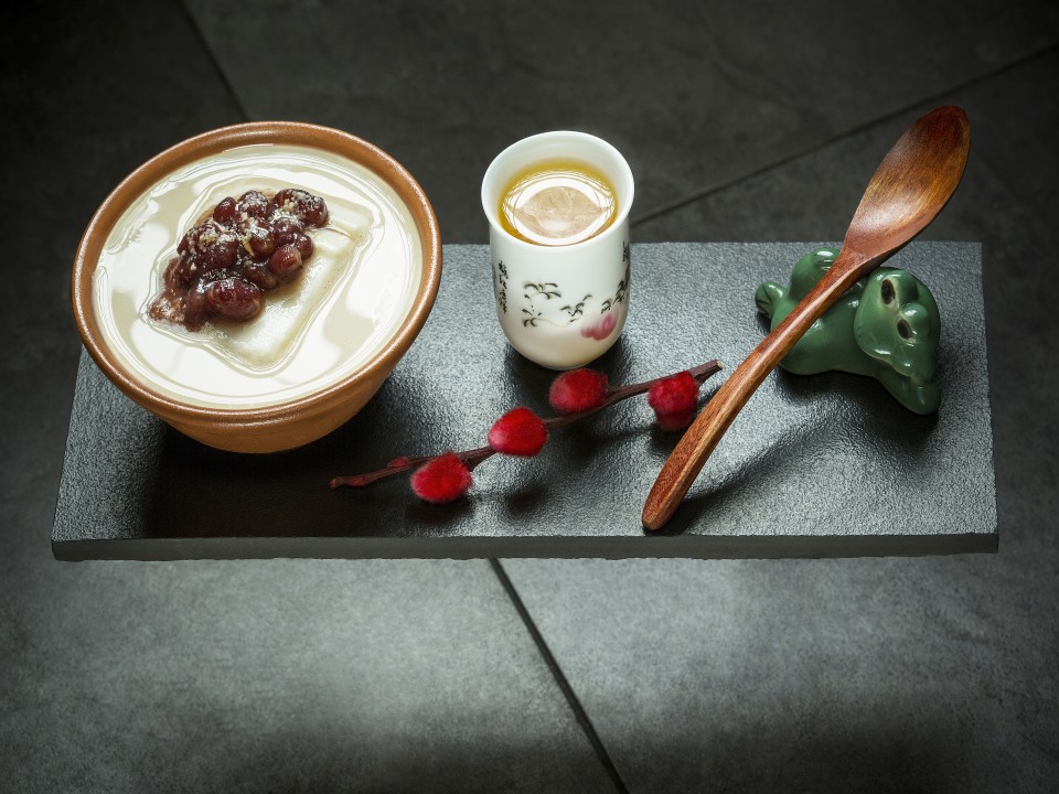 摩的豆品料理。