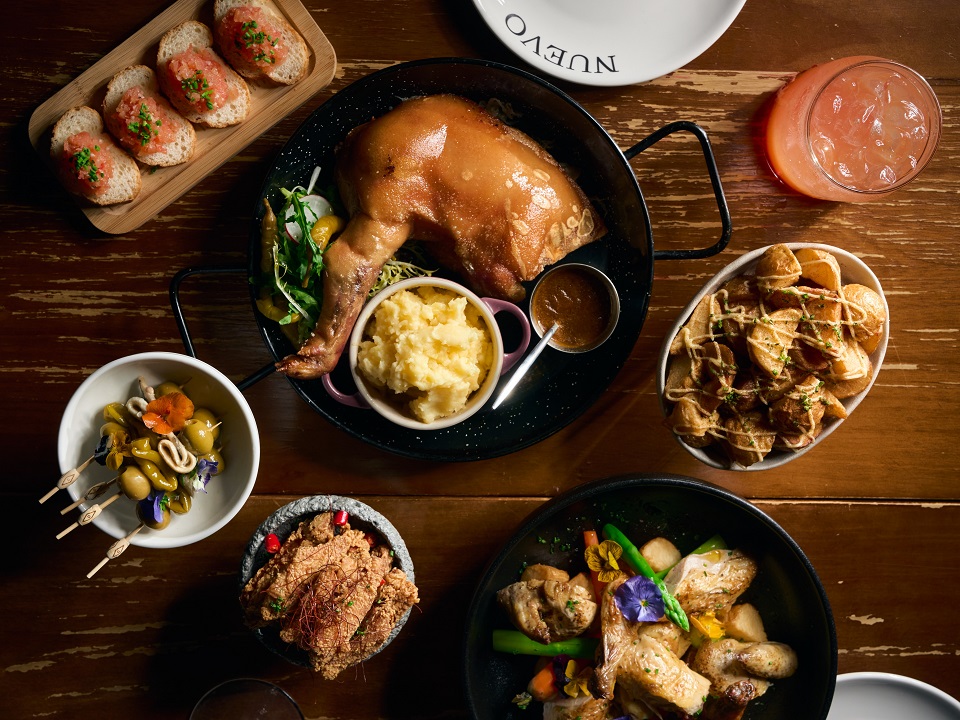 Nuevo Tapas Bar的烤伊比利豬肩。