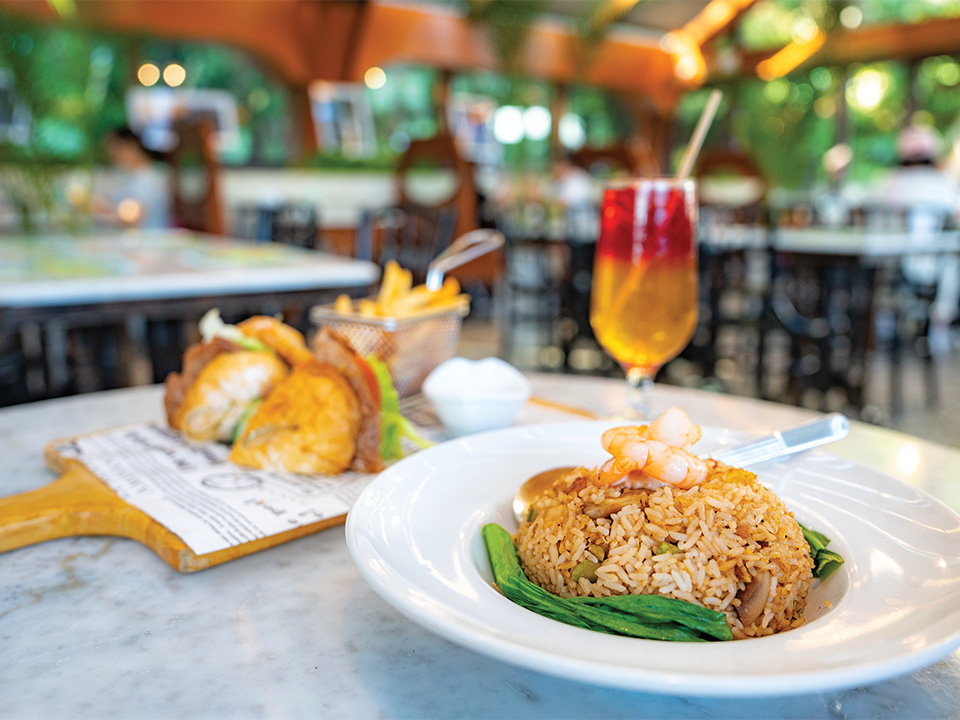 在大澳文物酒店用餐