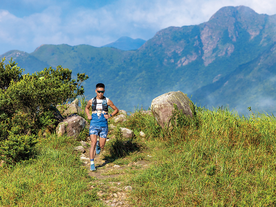 在大屿山越野跑