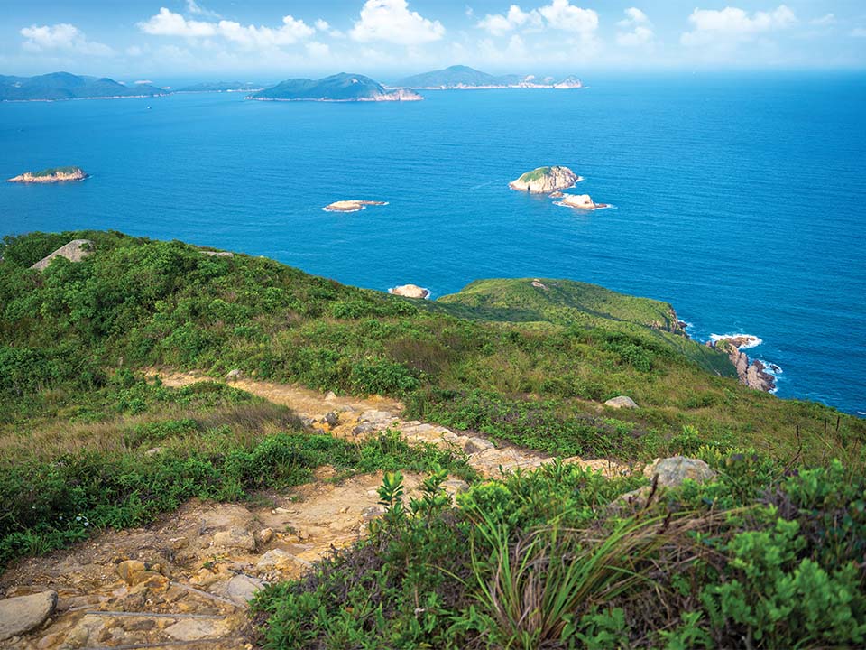 龙虾湾郊游径眺望景色