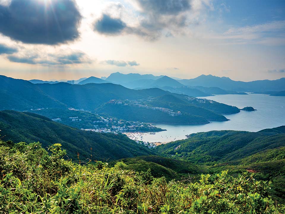 饱览大岭峒沿近海岸线