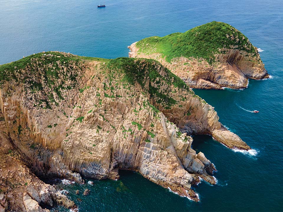 高空俯瞰果洲群岛面貌