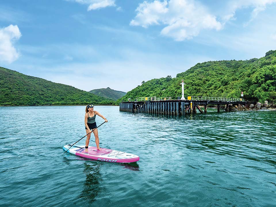 划向深涌湾水域