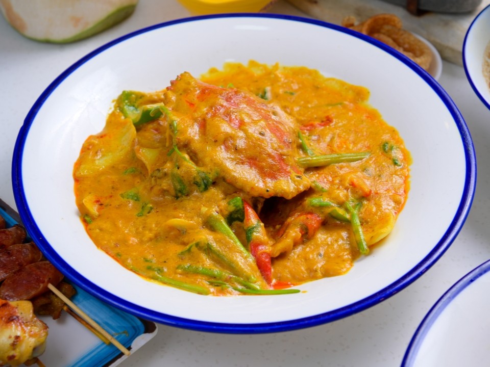 泰皇咖喱炒原只大膏蟹