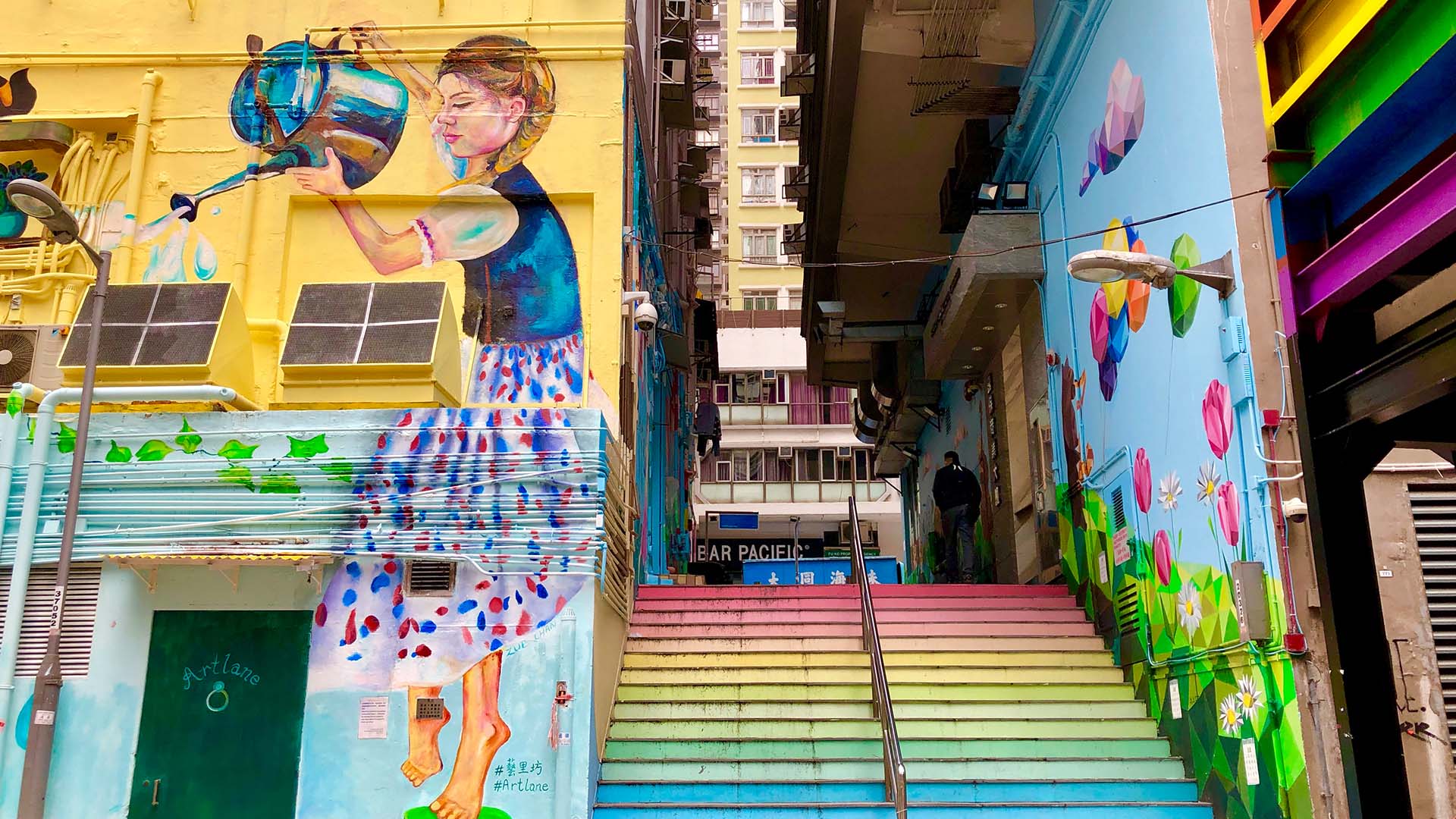 位于西环的艺里坊壁画。