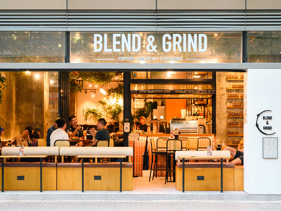 Blend & Grind是香港的热门咖啡店。