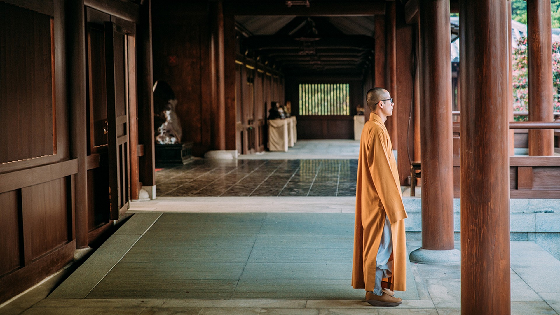 Monk at Chi Lin