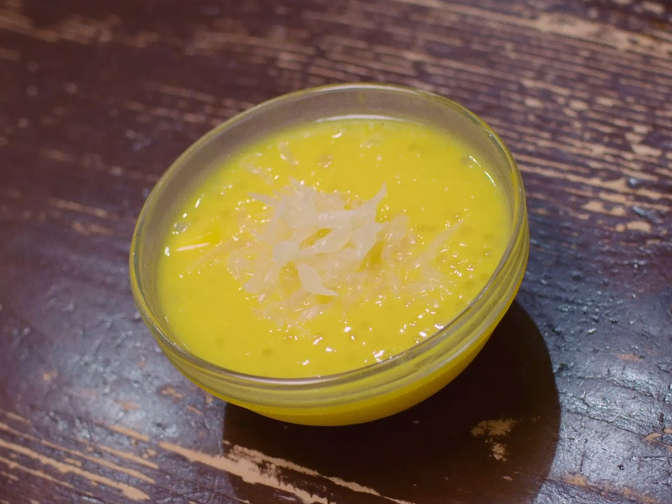 佳佳甜品的糖水杨枝甘露。