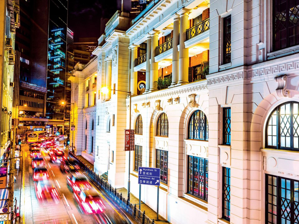 中环夜晚景象